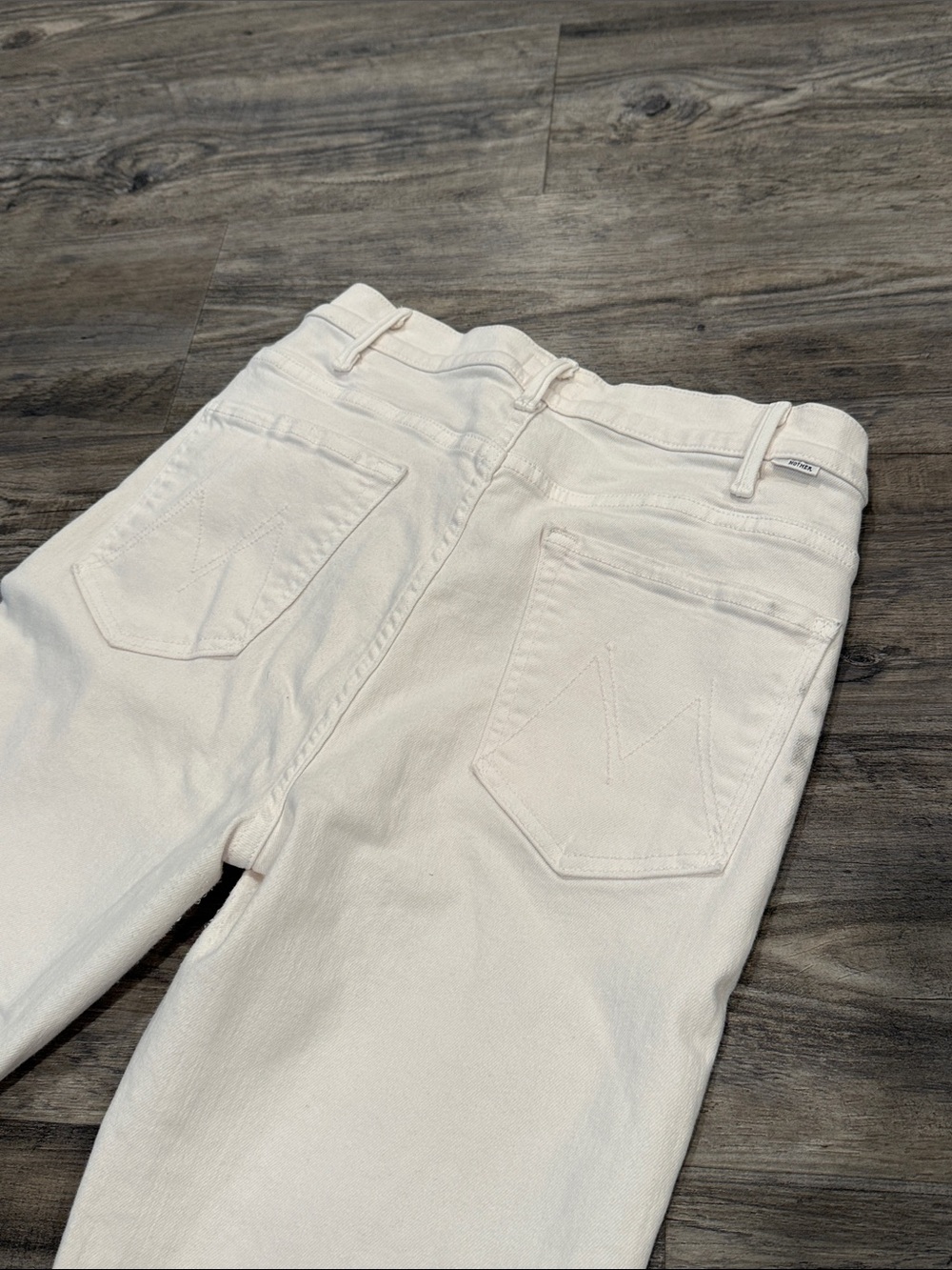 Mother Hustler Ankle Fray Fairest of Them All Jeans Size 30 - Picture 12 of 15